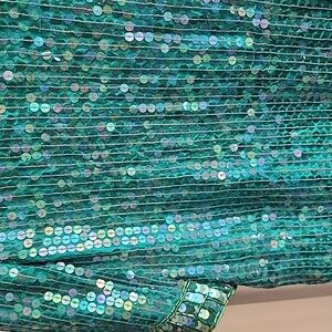 Vintage Sequin and Silk short sleeve top